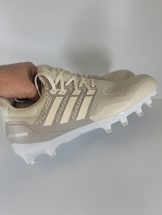 Adidas UltraBoost Football Cleats Mens Size 9.5 Talc Grey White Granite JP7409 main image 8